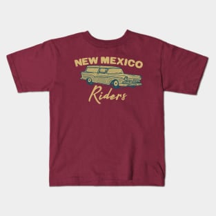 New Mexico riders vintage motors Kids T-Shirt